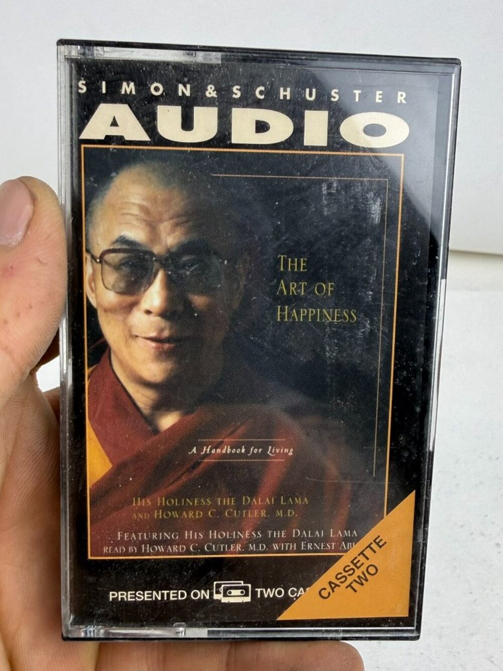 The Art of Happiness - Handbook for Living - Dalai Lama Cassette Tape TESTED